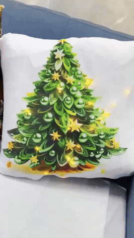 Set 4 Fundas Navideñas Con Luces LED para Cojines - Medidas 34x34cms (NO incluye relleno o Cojin)🎄🎅🏻 ‼️HOY CON 30% DCTO‼️