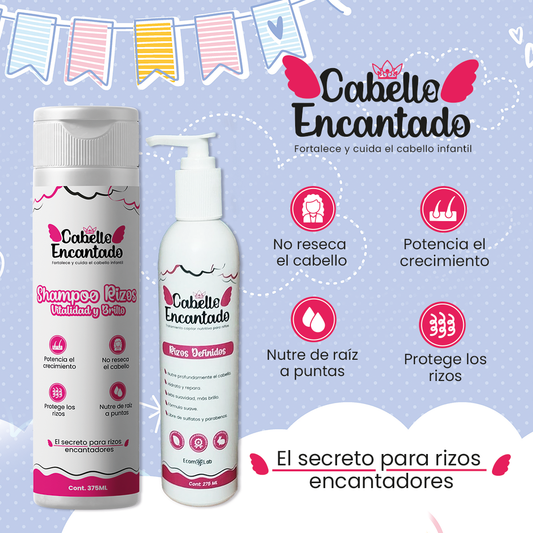 🌞KIT RIZOS DEFINIDOS, 100% NATURAL🧴 Shampoo+Tratamiento Intensivo🧴‼️¡HOY CON 30% DCTO‼️