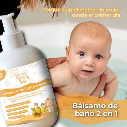 🧴Bálsamo De Baño 2 En 1 Para Bebes🍼Limpia e Hidrata 🫧Esencia Magica Baby⭐❗HOY CON EL 30%DE DSTO POR PRELANZAMIENTO❗