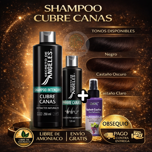 Sh Secreto Angeles ➕ Colageno ➕ Splash Capital Revitalizante🎁- Cubre las canas desde la PRIMERA aplicación ✨DSTO 30%