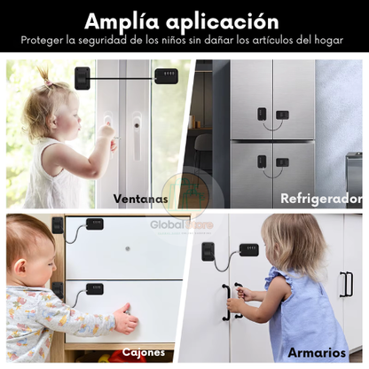 🔐Cerradura de Seguridad para Nevera, Armarios, Cajones, Oficinas, Tiendas y Vitrinas - 🛠️ Fácil Instalación sin Herramientas ‼️Aprovecha 40% Descuento‼️