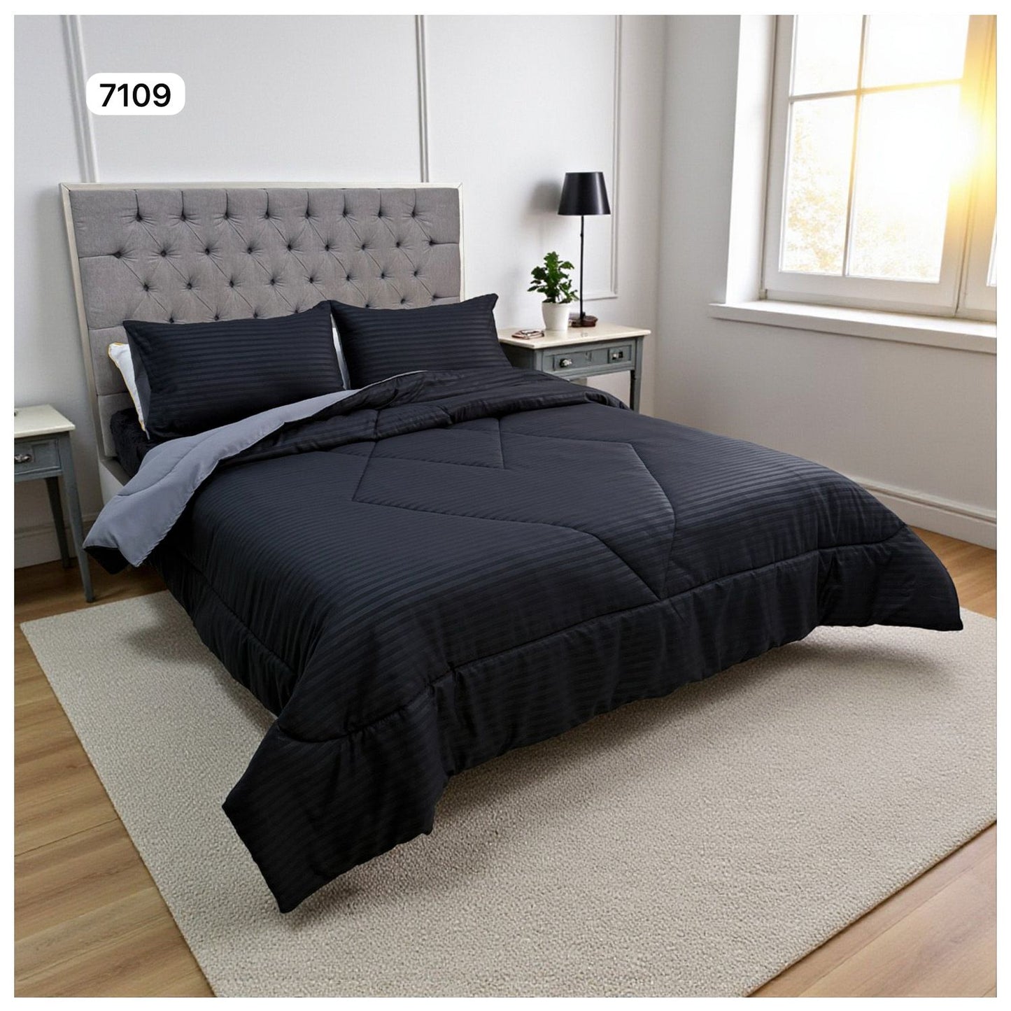 🛏️Edredon Cubrelecho Doble Faz Cama Doble - Ideal Cama Semi Doble 120cm x 190cm y cama doble 140cm x 190cm - (Incluye Edredón + 2 Fundas Doble Faz)🎄🎅🏻‼️HOY CON 30% DCTO‼️