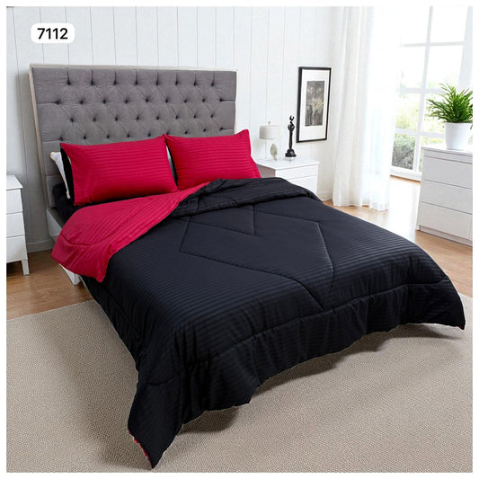 🛏️Edredon Cubrelecho Doble Faz Cama Doble - Ideal Cama Semi Doble 120cm x 190cm y cama doble 140cm x 190cm - (Incluye Edredón + 2 Fundas Doble Faz)🎄🎅🏻‼️HOY CON 30% DCTO‼️