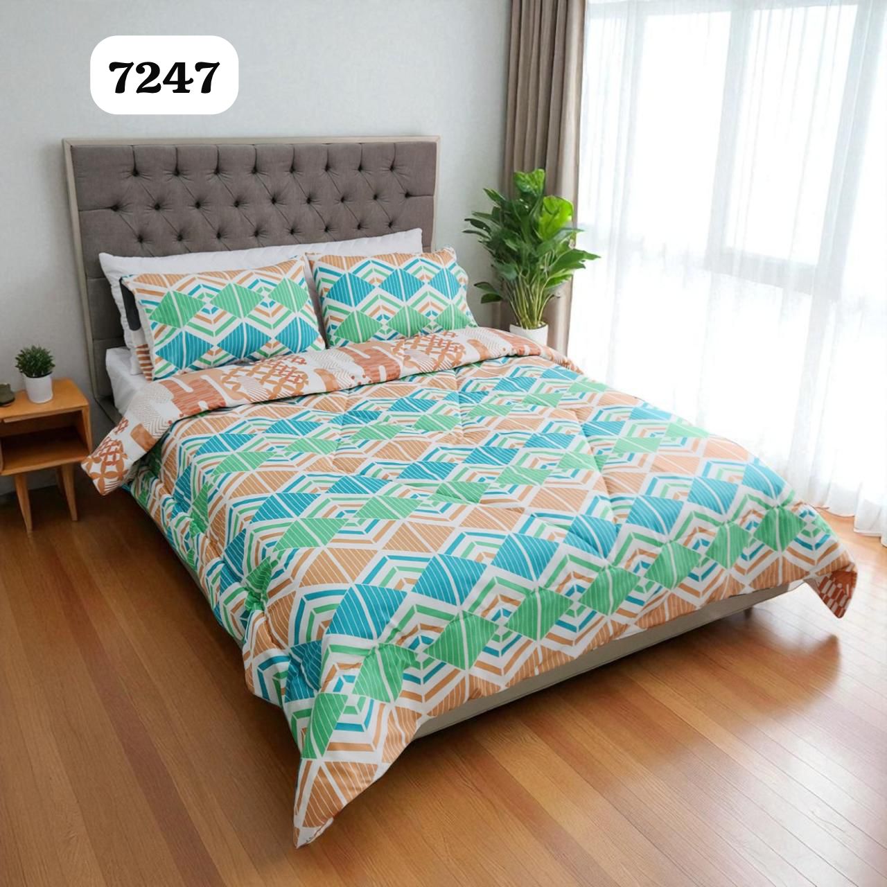 🛏️Edredon Cubrelecho Doble Faz Cama Doble - Ideal Cama Semi Doble 120cm x 190cm y cama doble 140cm x 190cm - (Incluye Edredón + 2 Fundas Doble Faz)🎄🎅🏻‼️HOY CON 30% DCTO‼️