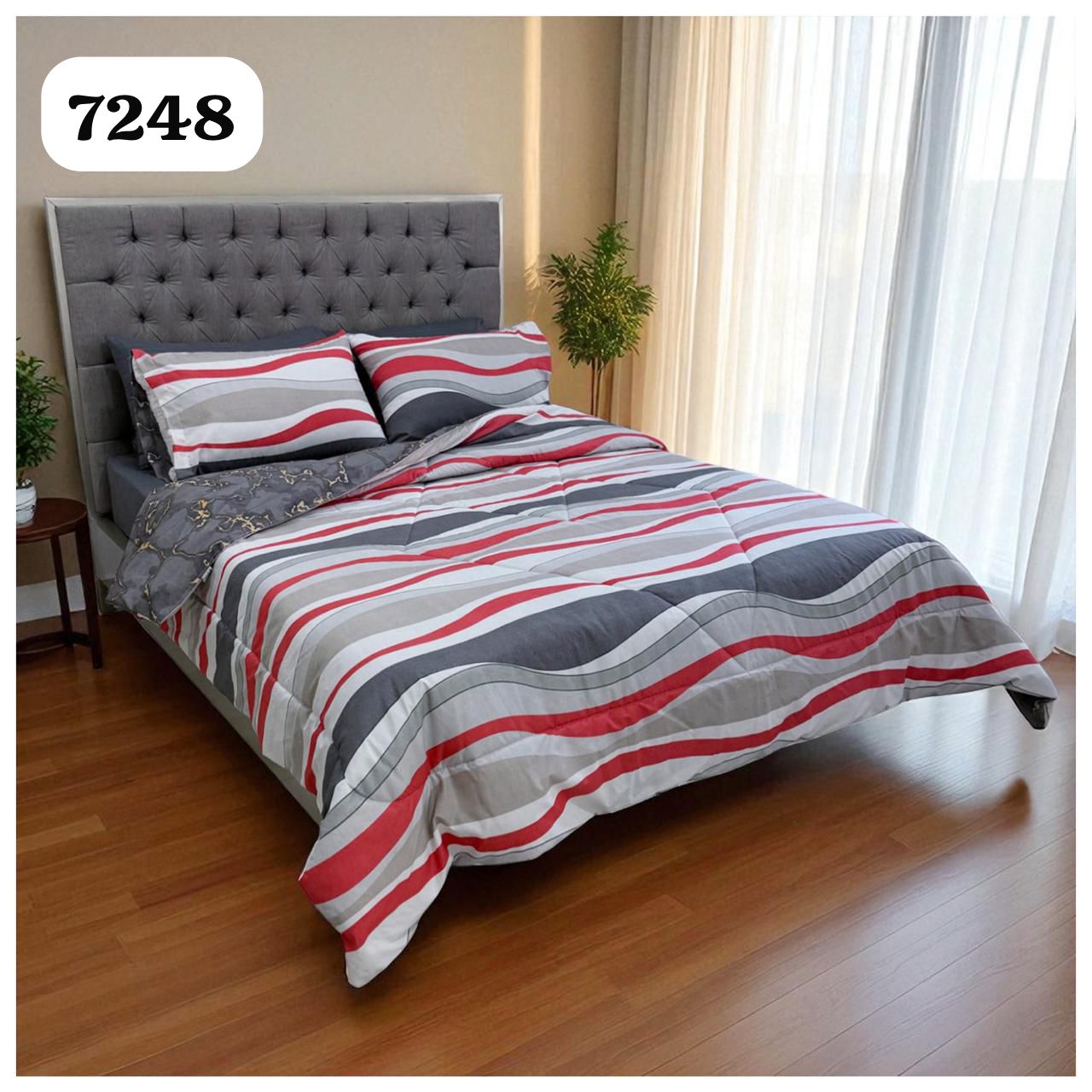 🛏️Edredon Cubrelecho Doble Faz Cama Doble - Ideal Cama Semi Doble 120cm x 190cm y cama doble 140cm x 190cm - (Incluye Edredón + 2 Fundas Doble Faz)🎄🎅🏻‼️HOY CON 30% DCTO‼️