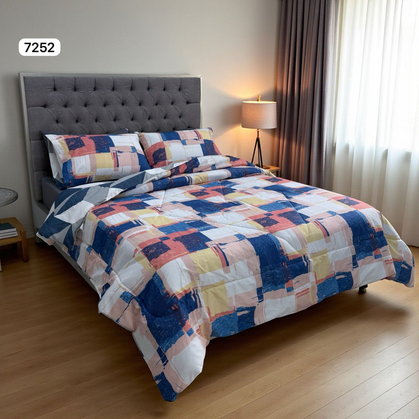 🛏️Edredon Cubrelecho Doble Faz Cama Doble - Ideal Cama Semi Doble 120cm x 190cm y cama doble 140cm x 190cm - (Incluye Edredón + 2 Fundas Doble Faz)🎄🎅🏻‼️HOY CON 30% DCTO‼️