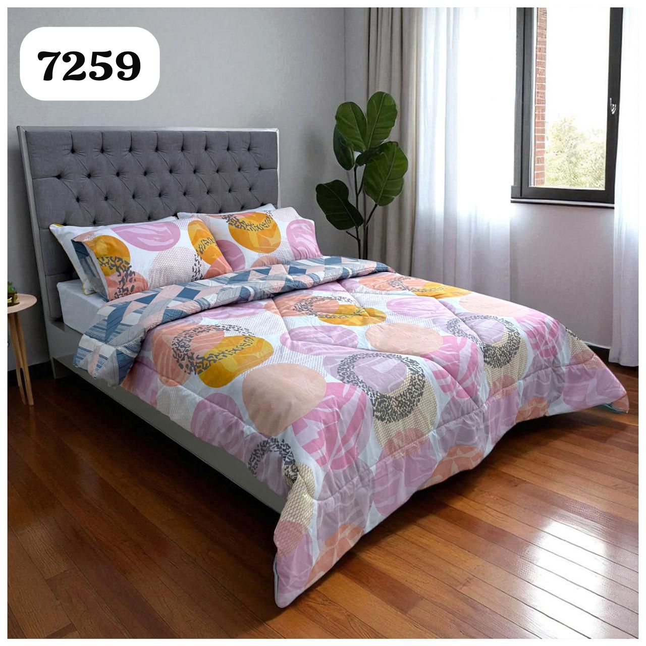 🛏️Edredon Cubrelecho Doble Faz Cama Doble - Ideal Cama Semi Doble 120cm x 190cm y cama doble 140cm x 190cm - (Incluye Edredón + 2 Fundas Doble Faz)🎄🎅🏻‼️HOY CON 30% DCTO‼️