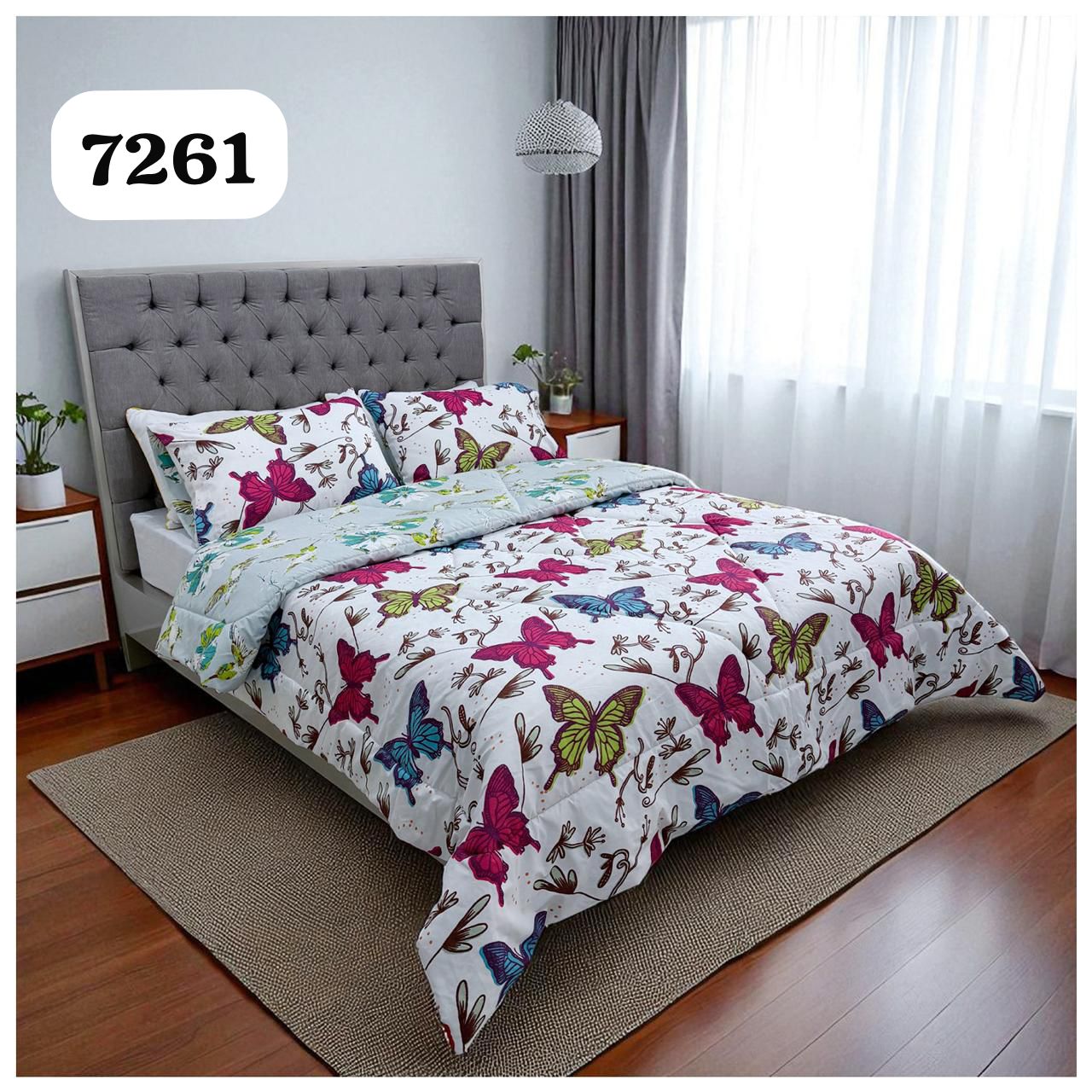 🛏️Edredon Cubrelecho Doble Faz Cama Doble - Ideal Cama Semi Doble 120cm x 190cm y cama doble 140cm x 190cm - (Incluye Edredón + 2 Fundas Doble Faz)🎄🎅🏻‼️HOY CON 30% DCTO‼️