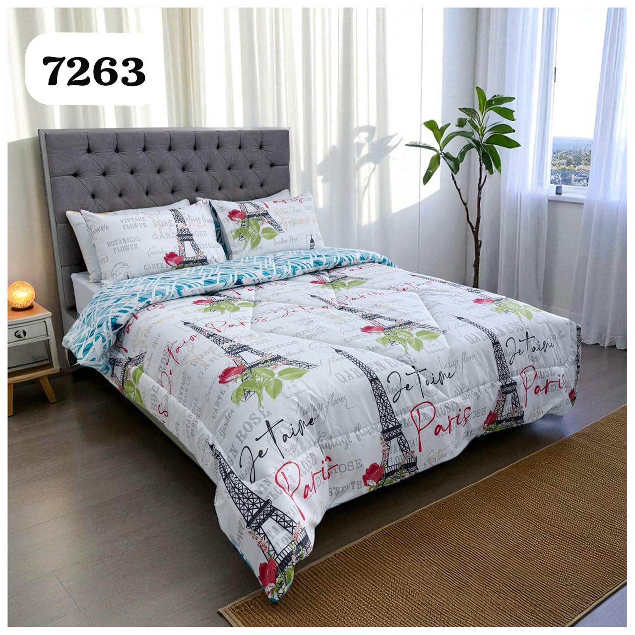 🛏️Edredon Cubrelecho Doble Faz Cama Doble - Ideal Cama Semi Doble 120cm x 190cm y cama doble 140cm x 190cm - (Incluye Edredón + 2 Fundas Doble Faz)🎄🎅🏻‼️HOY CON 30% DCTO‼️
