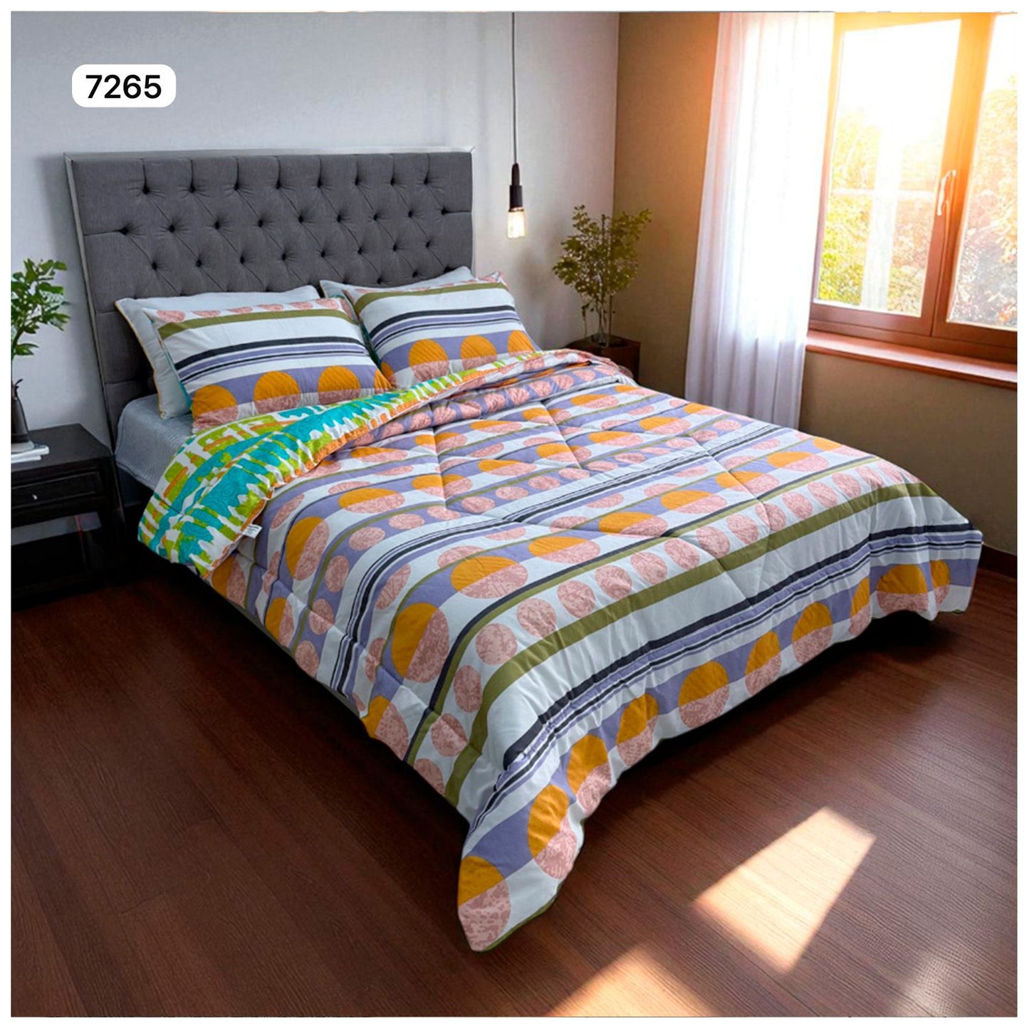 🛏️Edredon Cubrelecho Doble Faz Cama Doble - Ideal Cama Semi Doble 120cm x 190cm y cama doble 140cm x 190cm - (Incluye Edredón + 2 Fundas Doble Faz)🎄🎅🏻‼️HOY CON 30% DCTO‼️