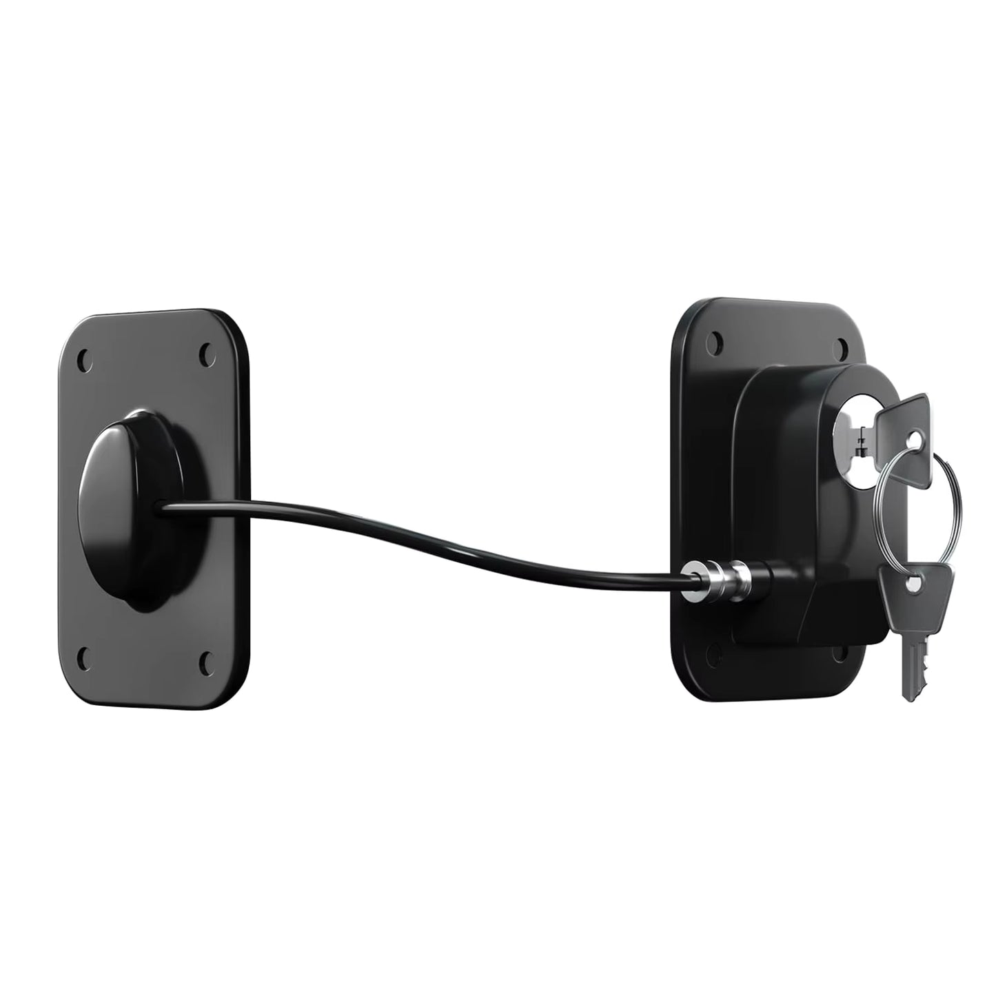 🔐Cerradura de Bloqueo con Llave para Nevera, Armarios, Cajones, Oficinas, Tiendas y Vitrinas - 🛠️ Fácil Instalación sin Herramientas -‼️HOY CON 40% DCTO‼️