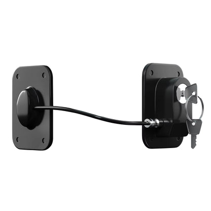 🔐Cerradura de Bloqueo con Llave para Nevera, Armarios, Cajones, Oficinas, Tiendas y Vitrinas - 🛠️ Fácil Instalación sin Herramientas -‼️HOY CON 40% DCTO‼️