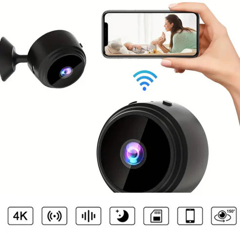 📹 MINI CAMARA ESPIA VIGILANCIA IP A9 WIFI 4K 🎞️
