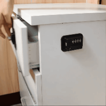 🔐Cerradura de Seguridad para Nevera, Armarios, Cajones, Oficinas, Tiendas y Vitrinas - 🛠️ Fácil Instalación sin Herramientas ‼️Aprovecha 40% Descuento‼️
