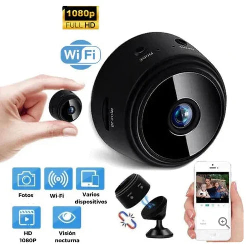📹 MINI CAMARA ESPIA VIGILANCIA IP A9 WIFI 4K 🎞️
